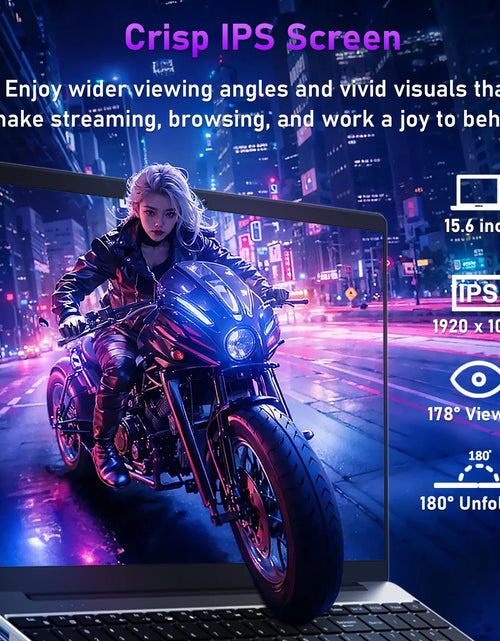 Load image into Gallery viewer, 15.6&quot; Laptop Computer W/Amd Ryzen 7 5700U (Up to 4.3 Ghz), 32GB DDR4 RAM 1TB Nvme SSD, Windows 11 Pro Gaming Laptop
