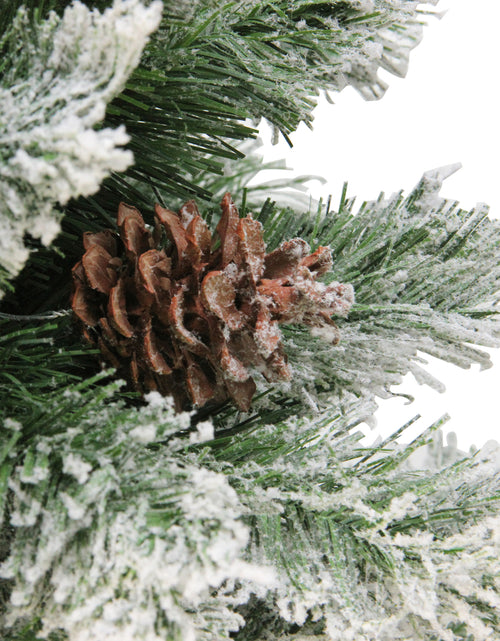 Load image into Gallery viewer, 6&#39; Medium Flocked Angel Pine Artificial Christmas Tree - Unlit
