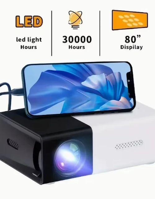 Load image into Gallery viewer, Mini Proyector HD YG300, Proyector Portátil Para Cine En Casa, Películas Al Aire Libre, Teléfono Móvil, LED, USB, Proyector De M
