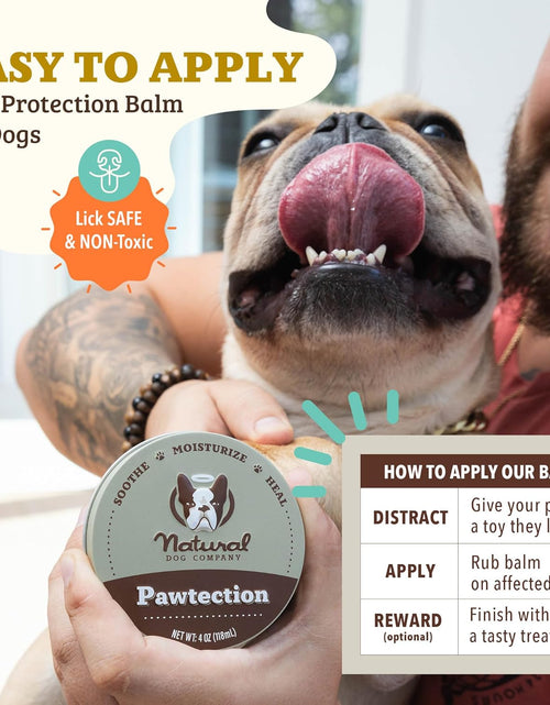 Load image into Gallery viewer, Pawtection, 1 Oz Tin, Veterinarian-Approved, All-Natural Dog Paw Balm and Moisturizer, Nourishing Dog Paw Protector for Rough Terrain and Harsh Temperatures
