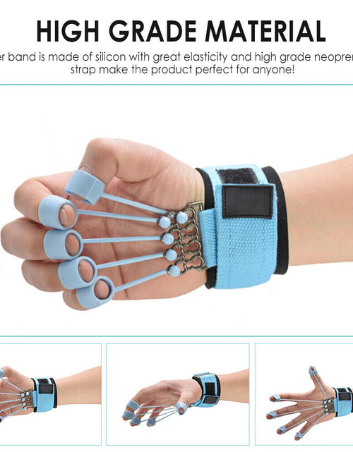 Load image into Gallery viewer, Hand Resistance Bands Finger Stretcher Extensor Exerciser Grip Strengthener US
