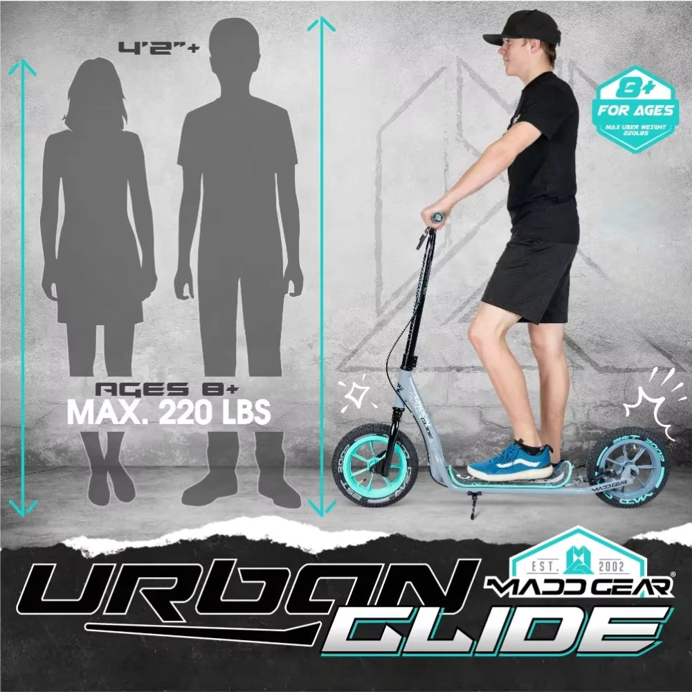 New Urban Glide Commuter Scooter - Malibu