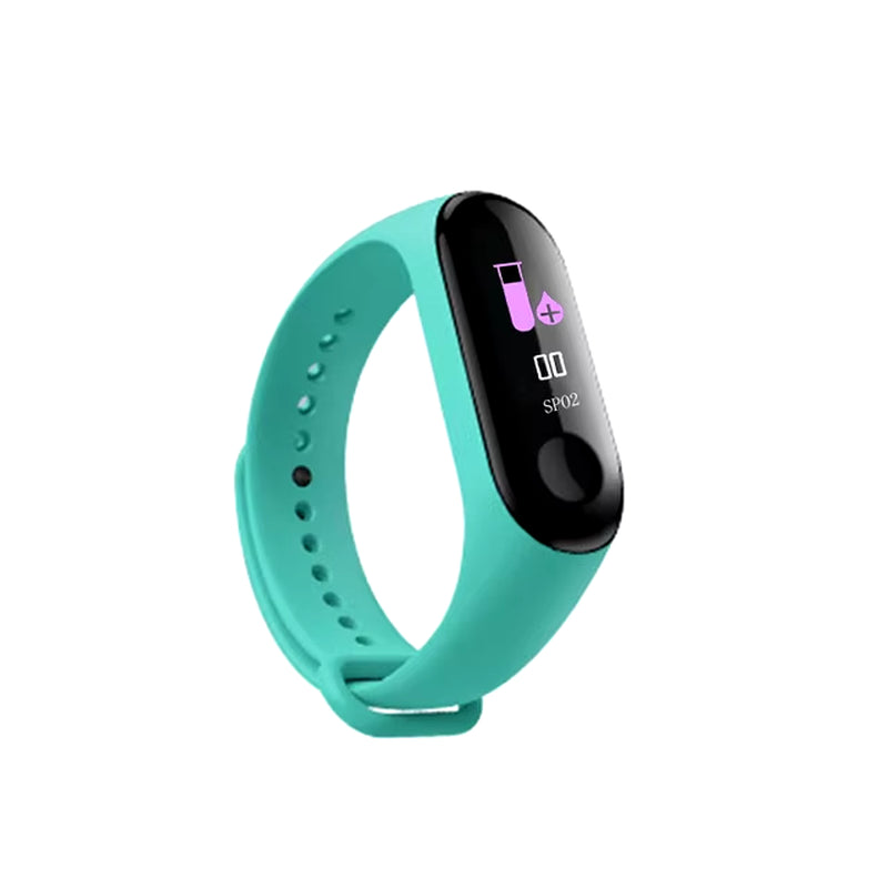 Wristwatch Fitness M3 Color Screen Smart Sport Bracelet Activity Running Tracker Heart Rate for Children Men Women Watch Hours