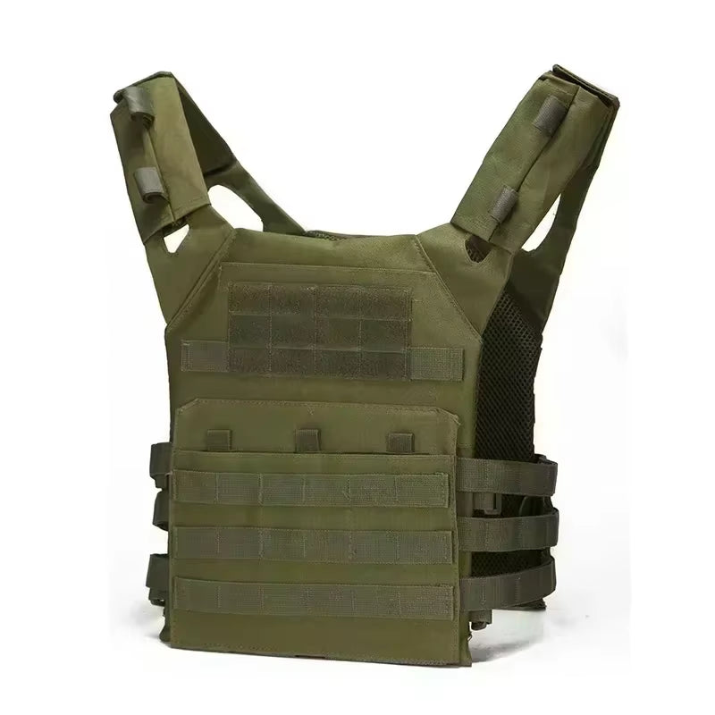 Nylon Tactical Vest Body Armor Hunting Carrier Airsoft Accessories Combat MOLLE Camo Vest