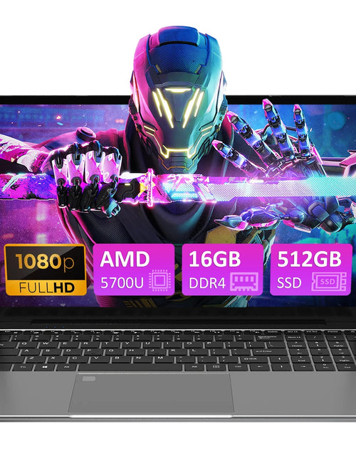 Load image into Gallery viewer, 15.6&quot; Laptop Computer W/Amd Ryzen 7 5700U (Up to 4.3 Ghz), 32GB DDR4 RAM 1TB Nvme SSD, Windows 11 Pro Gaming Laptop
