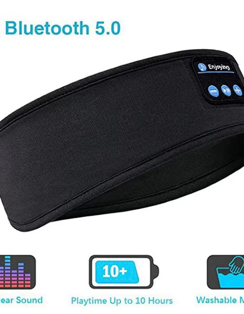 Load image into Gallery viewer, Fone Bluetooth Earphones Sports Sleeping Headband Elastic Wireless Headphones Music Eye Mask Wireless Bluetooth Headset Headband
