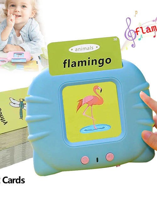 Load image into Gallery viewer, Early Education Flash Card Learning Toys Talking Flashcards for Kids Preschool English Electronic Audio Book Machine Gift
