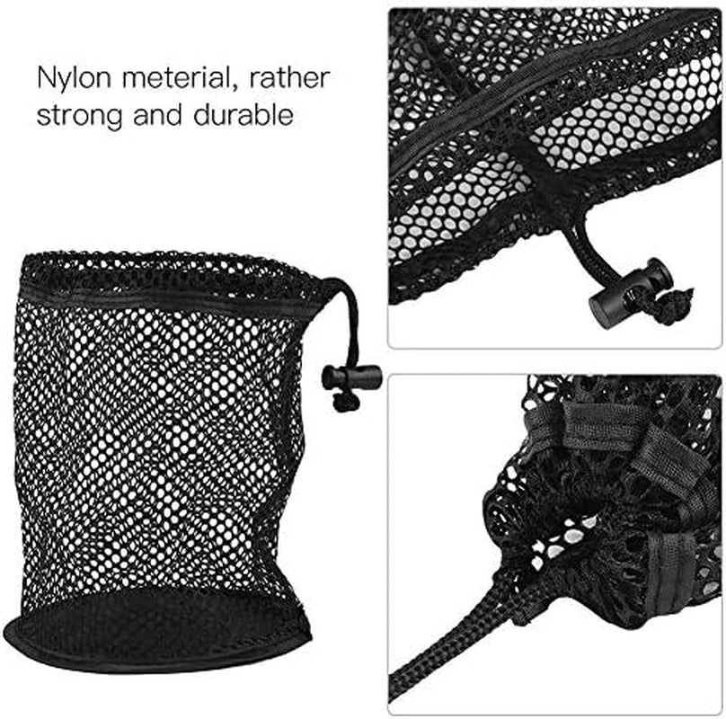 Golf Ball Mesh Bag, Lightweight Nylon Mesh Drawstring Drawstring Pouch Golf Balls Holder Storage Collector(50 Balls Collector)