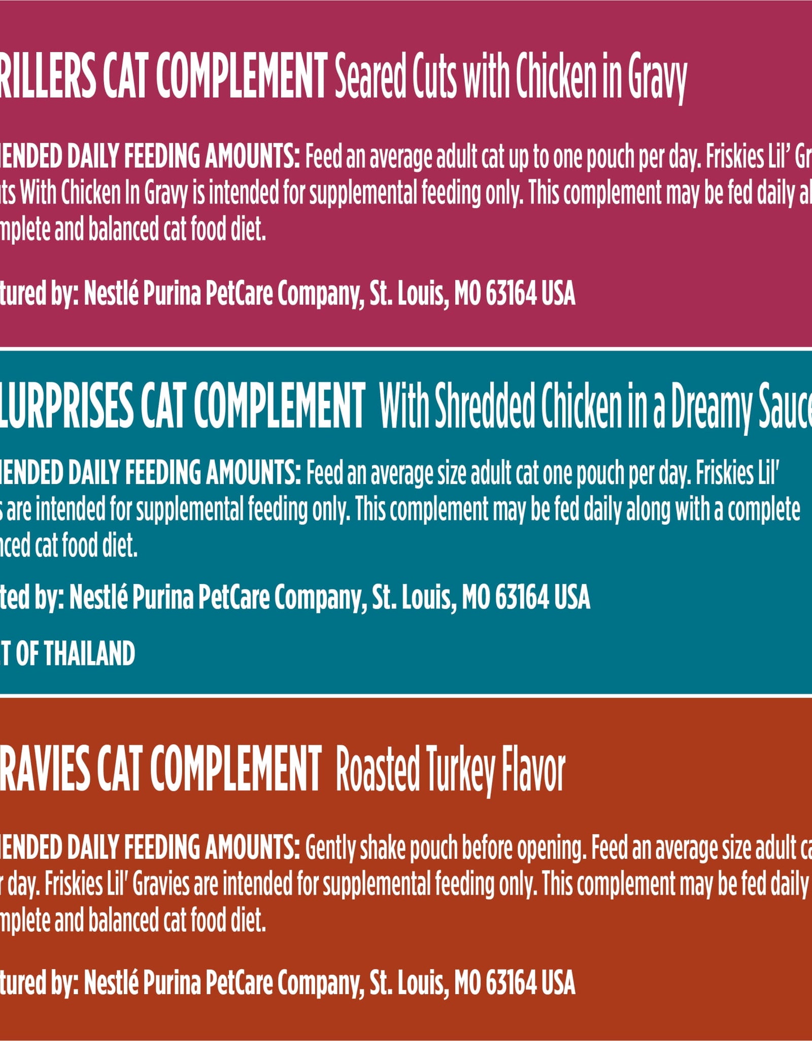 Purina  Poultry Faves Gravy Cat Food Complements Variety Pack (8 Pack)