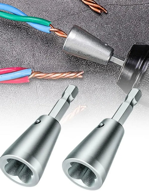 Load image into Gallery viewer, 1PC Wire Twisting Tools Quickly Twister Electrician Artifact for Power Drill Drivers Twisted Connector Cable Device Multi-Tool
