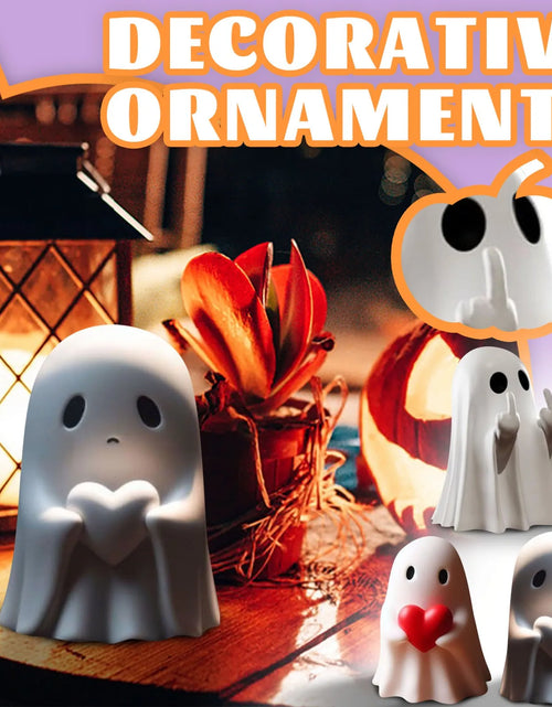 Load image into Gallery viewer, 2024 New Halloween Middle Finger Love Ghost Ornaments Halloween Decoration Halloween Ornaments
