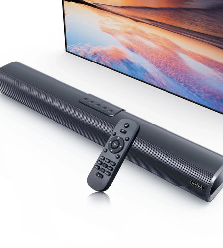 2.1Ch Sound Bars for TV, Soundbar with Subwoofer, Wired & Wireless Bluetooth 5.0 3D Surround Speakers, Optical/Hdmi/Aux/Rca/Usb Connection, Wall Mountable, Remote Control
