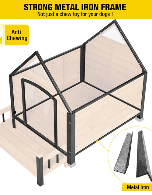 Load image into Gallery viewer, Wood Dog House
